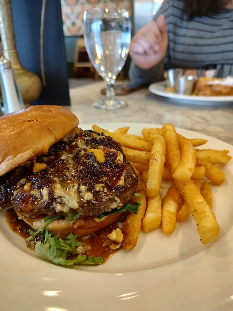 Bacon Jam Blue-Cheese Burger
