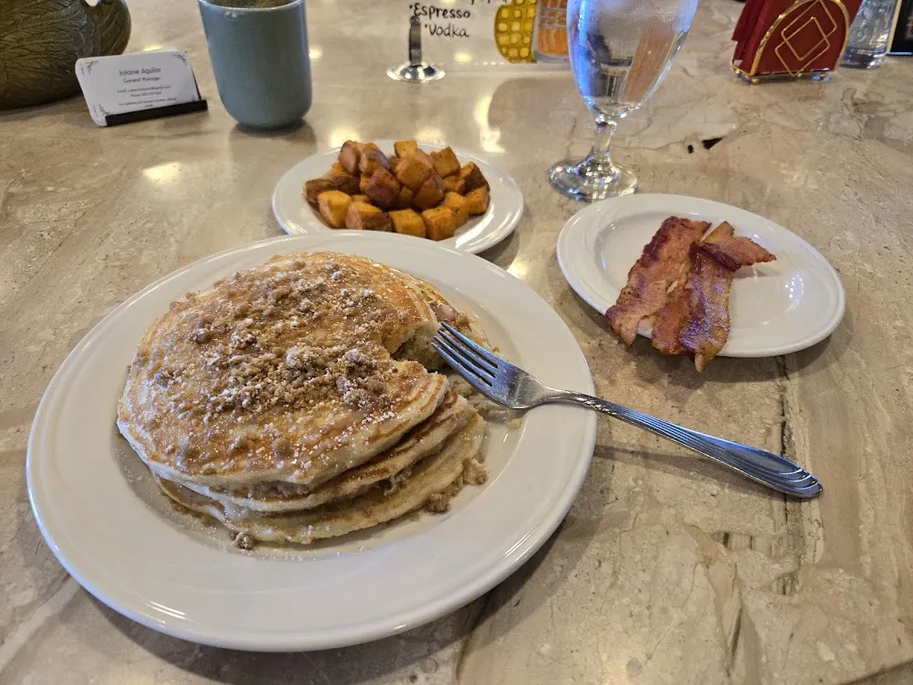 Coffee Cake Pancakes