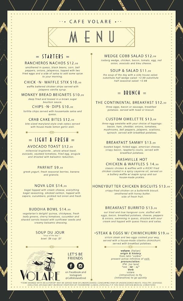 Cafe Volare Menu image 4